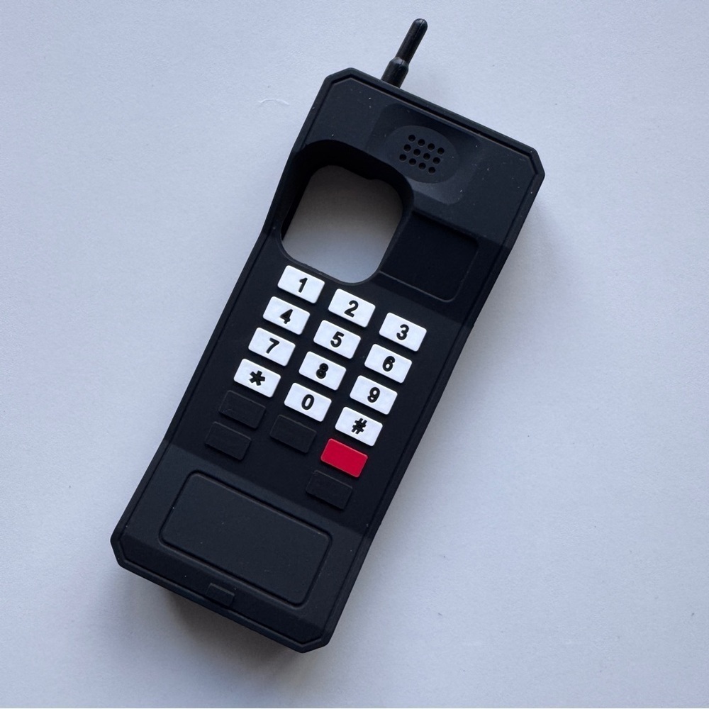 Silicone Case Compatible with iPhone 13 Pro Max, Retro Bumper Cover - Picture 3 of 4